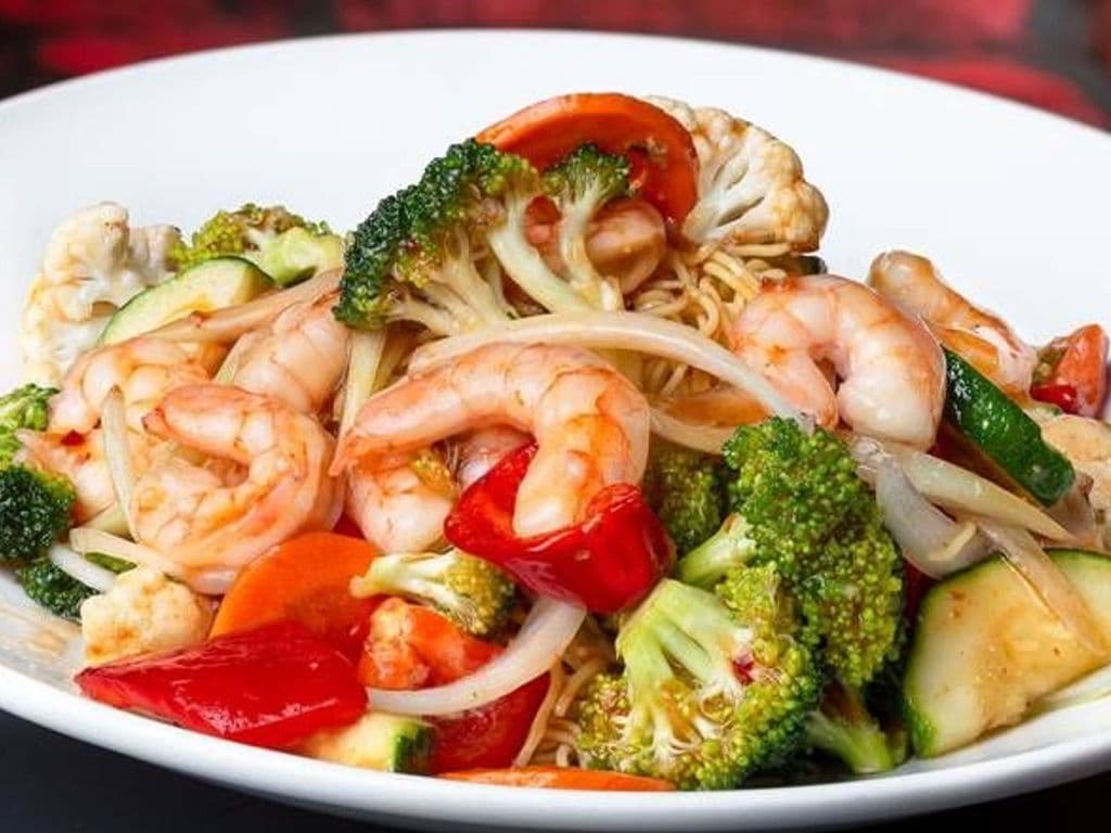 Stir Fry au Crevettes/ Shrimp Stir Fry