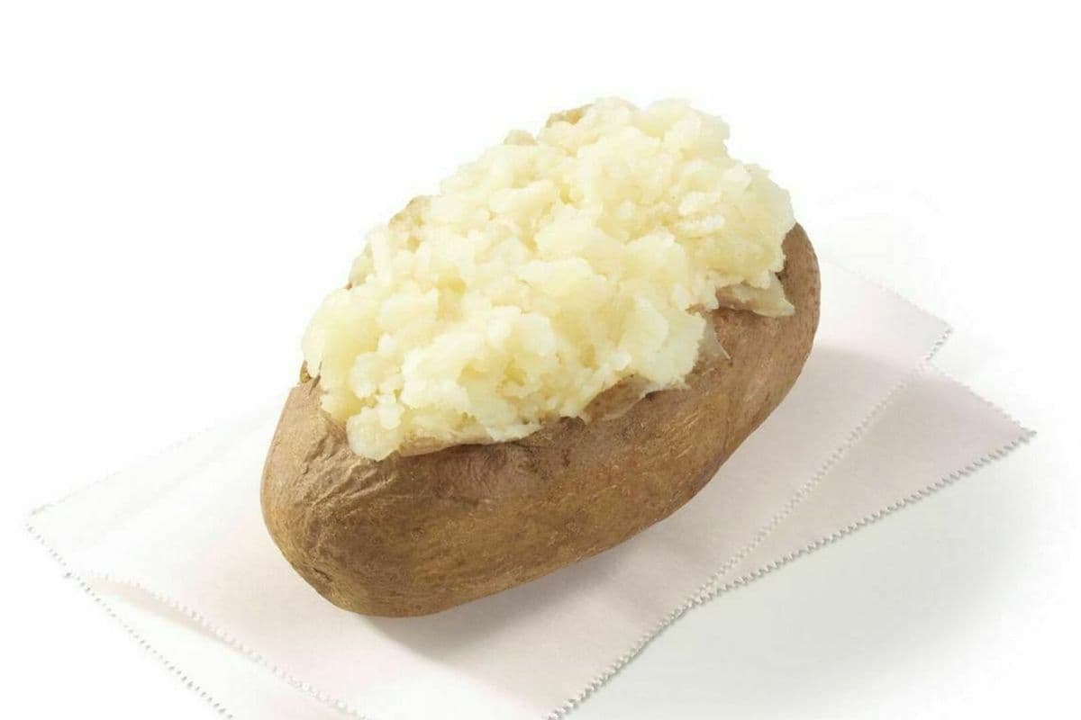Pomme De Terre Au Four Nature / Plain Baked Potato (Cals: 270)