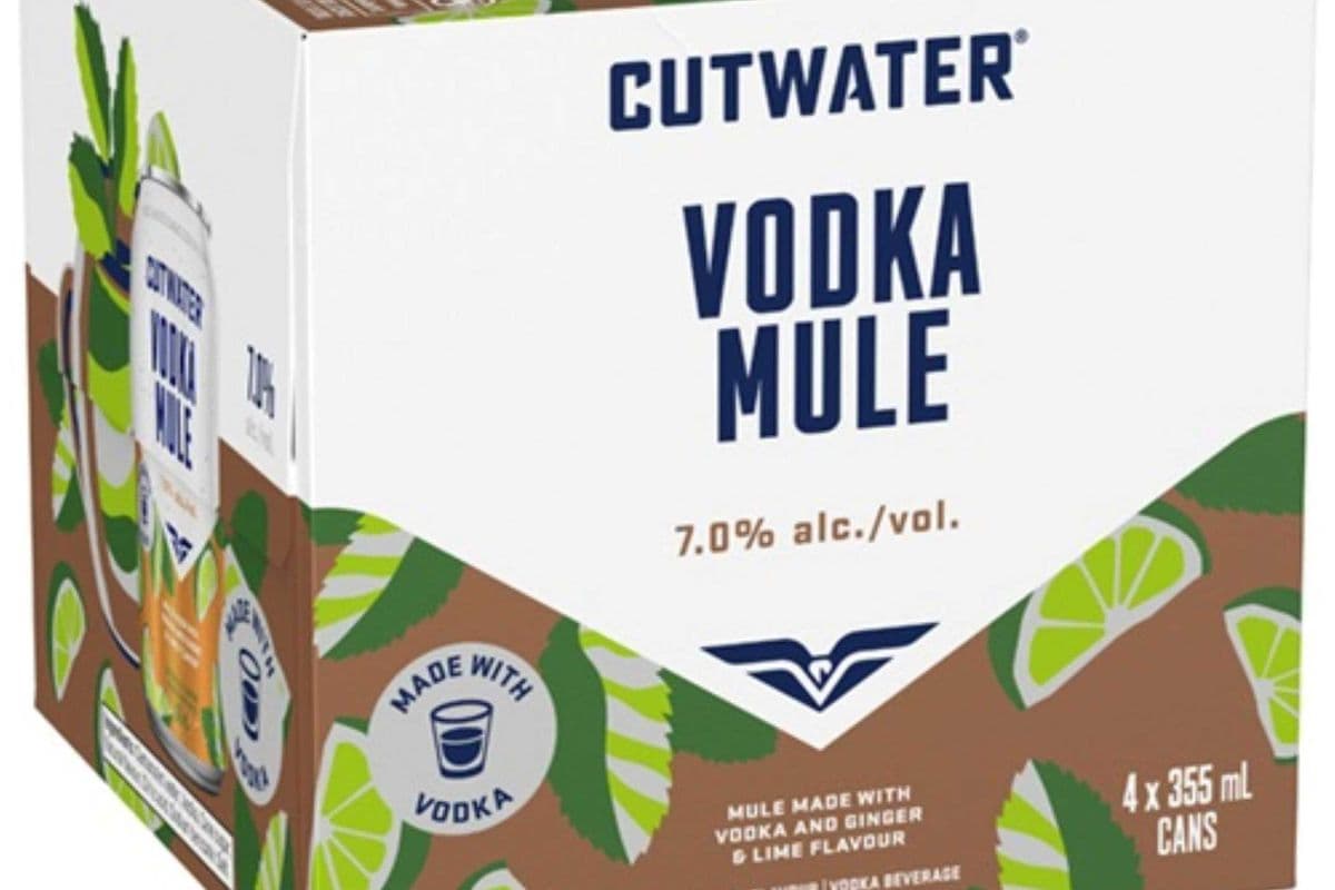 (NEW) CUTWATER VODKA MULE 4X355ML (4 x 355ML)