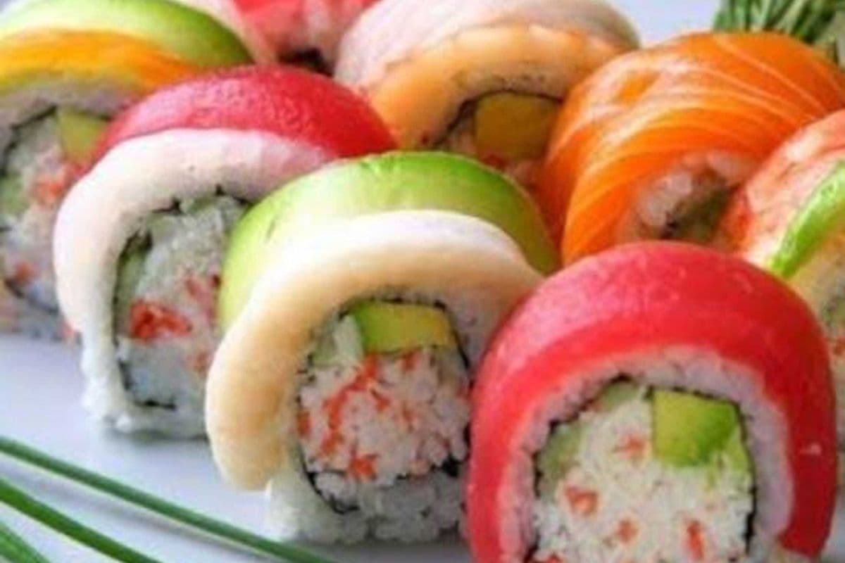 Rainbow Dragon Roll
