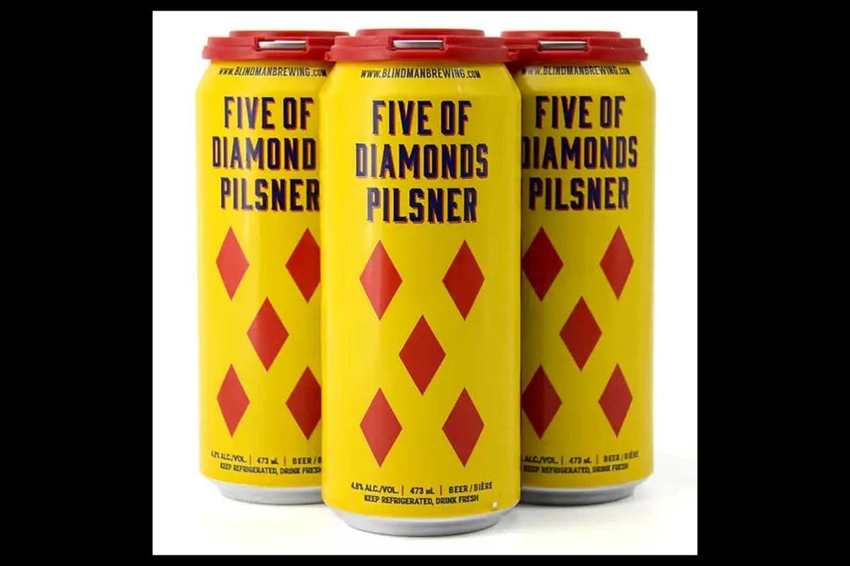BLINDMAN FIVE OF DIAMONDS PILSNER (4 x 473ML CANS) (4 x 473ML)