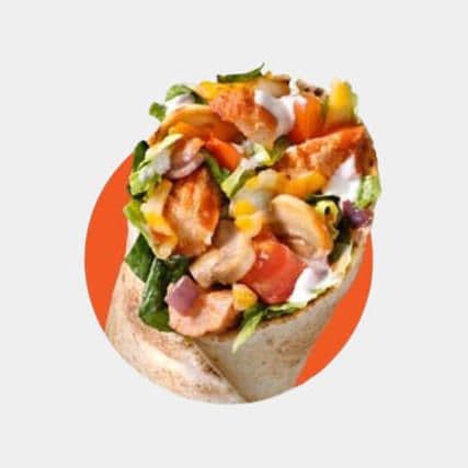 Roll it (Veggie Pita) Combo