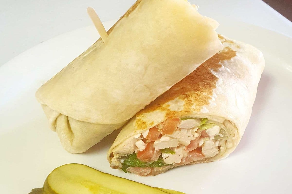 Chicken Greek Wrap