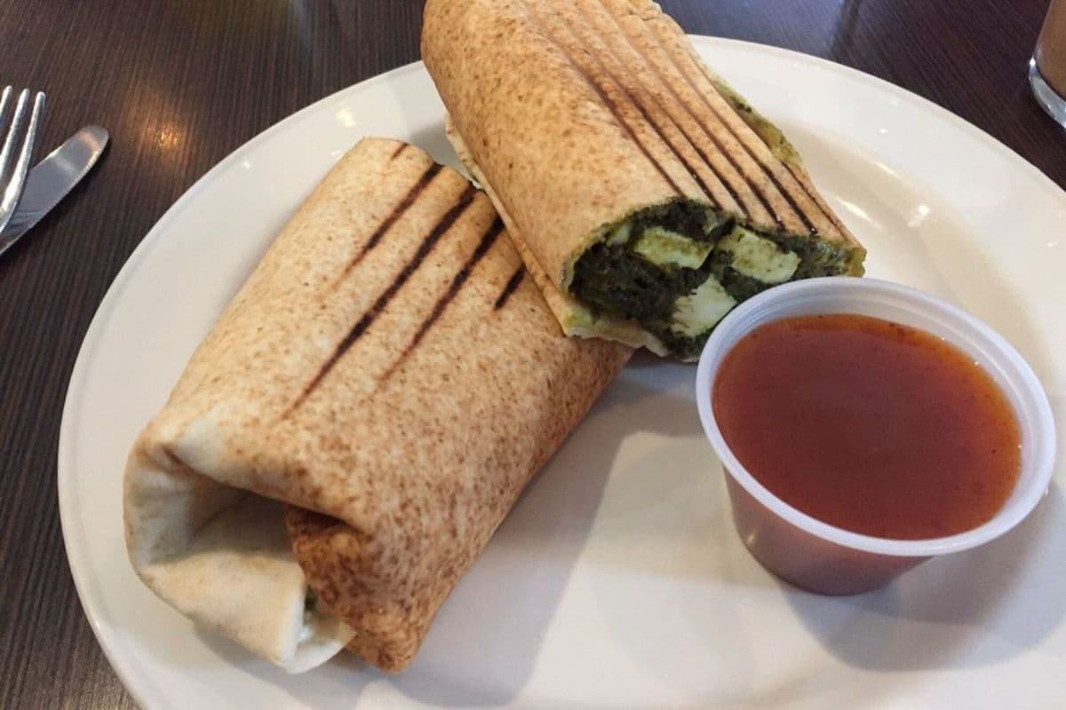 Palak Paneer Wrap
