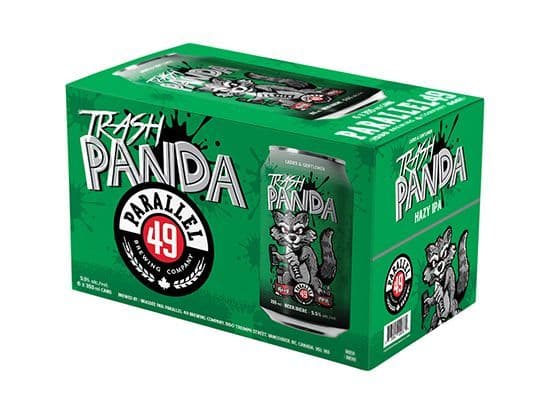 Parallel 49 Trash Panda Hazy IPA 6 Pack, 355mL (5.5% ABV)