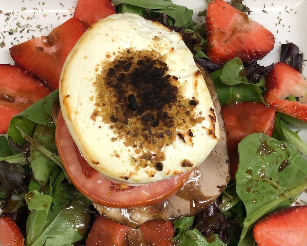 Baked Goat Cheese Salad
