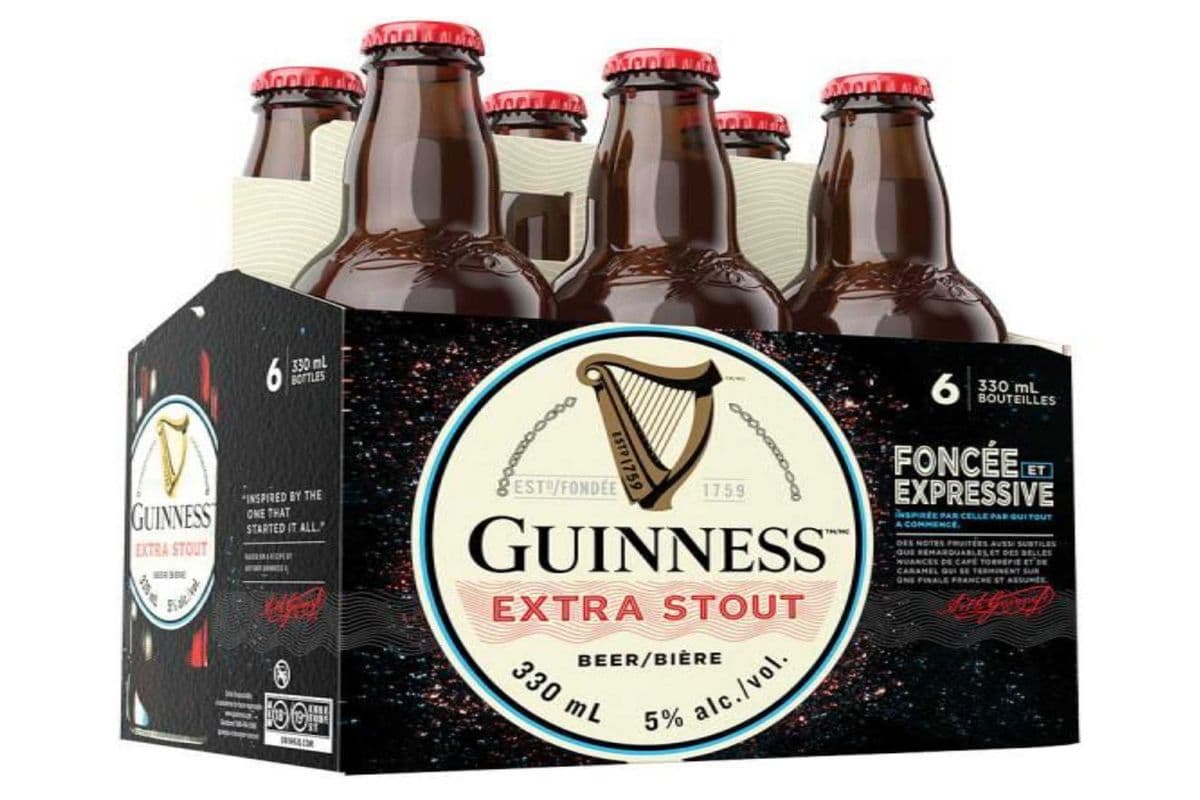 GUINNESS EXTRA STOUT - 6 BTLS (6 x 6*355ML)