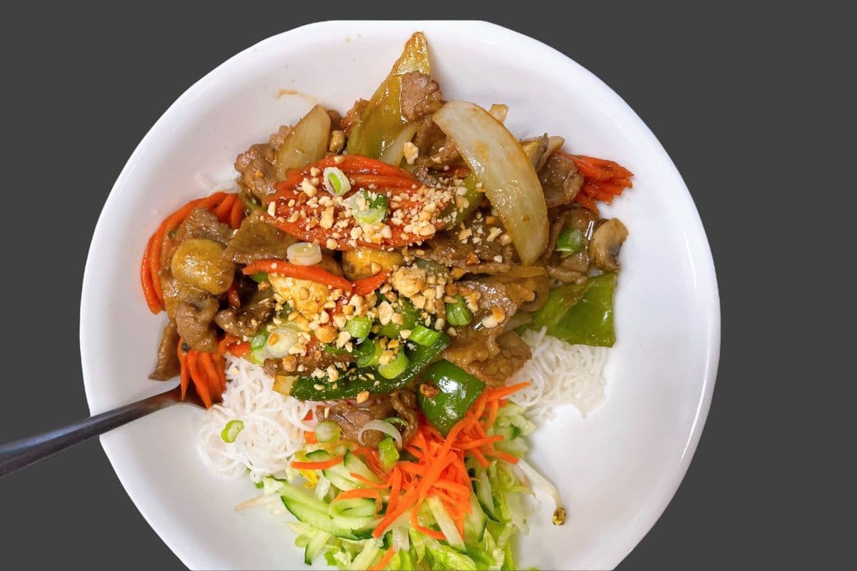 Wok Fried 1 protein Bowl