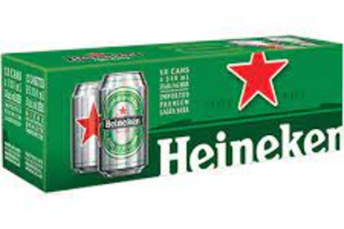 HEINEKEN LAGER 12 CANS (12 x 330ml cans)