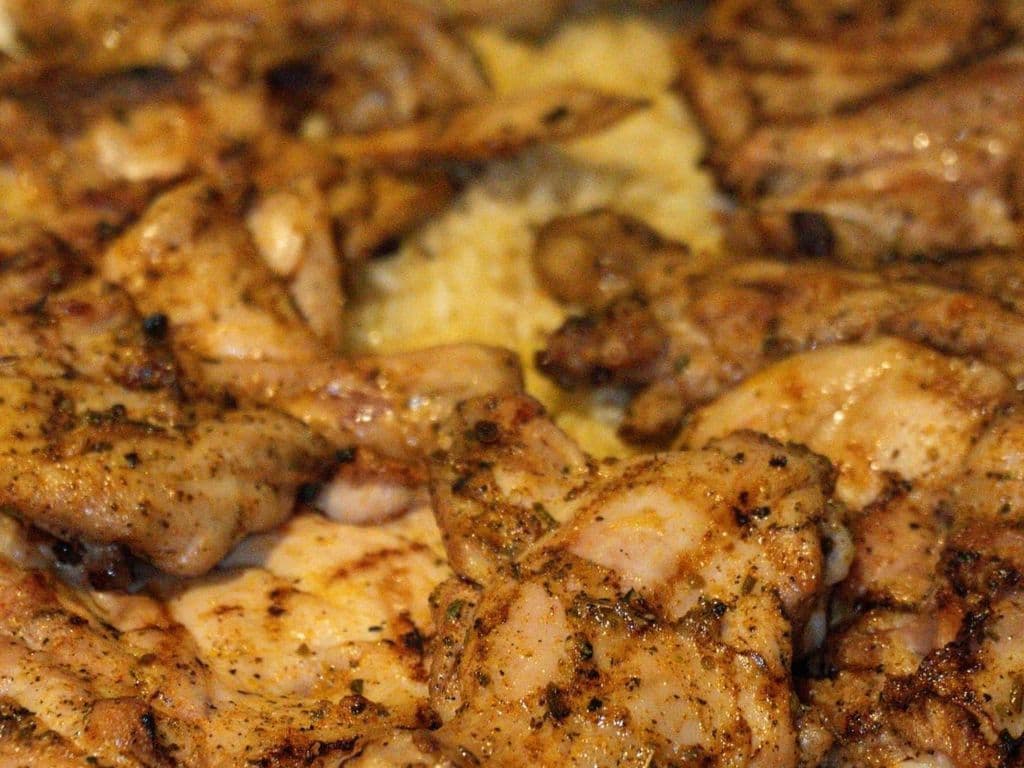 Family special(6-8 people) - 20 Greek Styled Grilled Chicken pieces + family sized French Fries or Rice