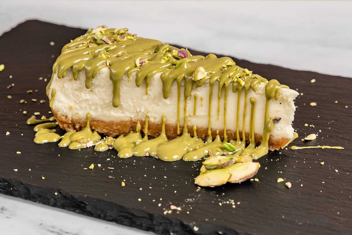 cheese cake au pistache