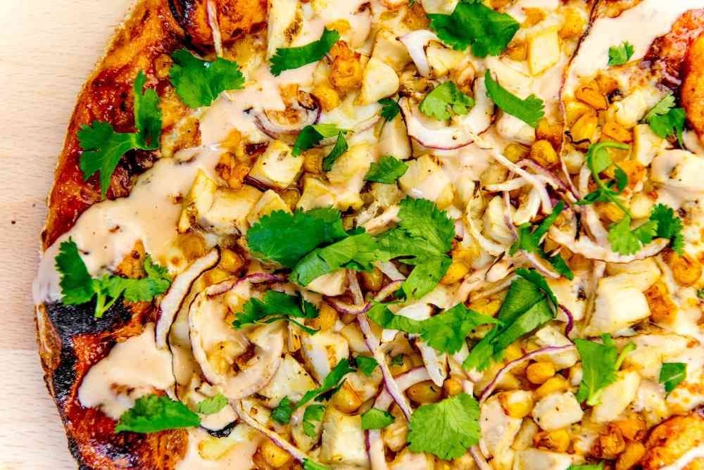 16" Backyard BBQ Chicken Pizza