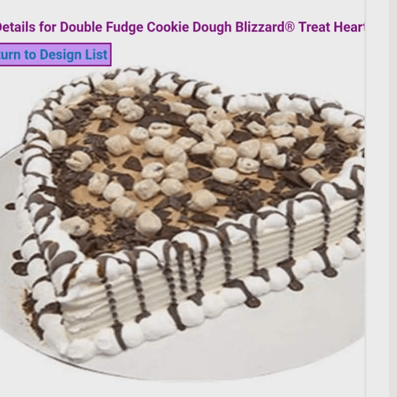 Gâteau - Coeur Double Fudge Pâte à biscuit / Cake - Double Fudge Heart Cookie Dough