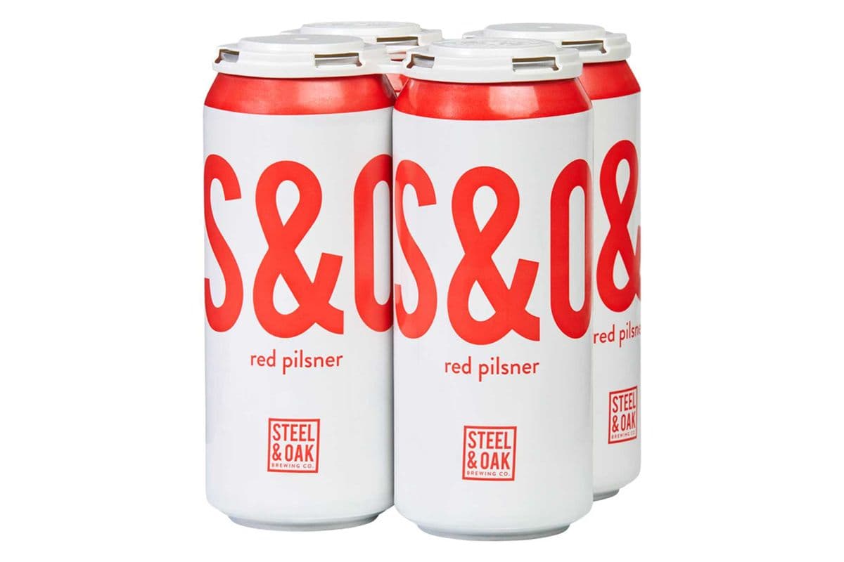 Steel & Oak Red Pilsner (4 x 473 ml)