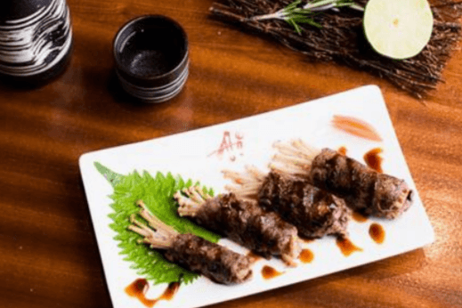 6124. Enoki Beef Roll (4 pcs)