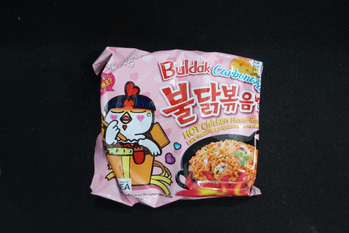 SAMYANG Soup poulet épicé Carbonara / Carbonara hot chicken soup