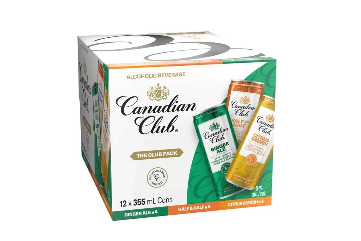 Canadian Club The Club Pack (12 x 355 ml)