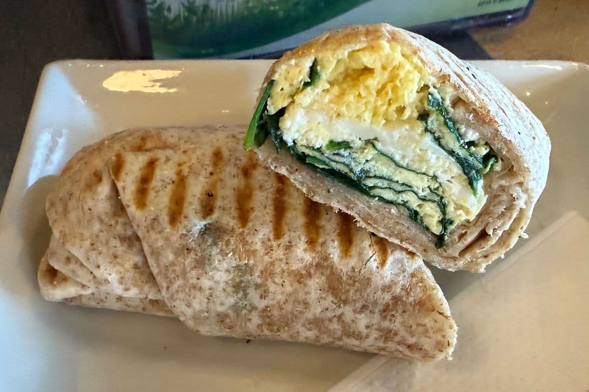 Spinach and Feta wrap