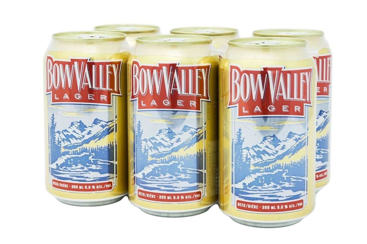 Bow Valley Lager. (6 x 355ml Can)