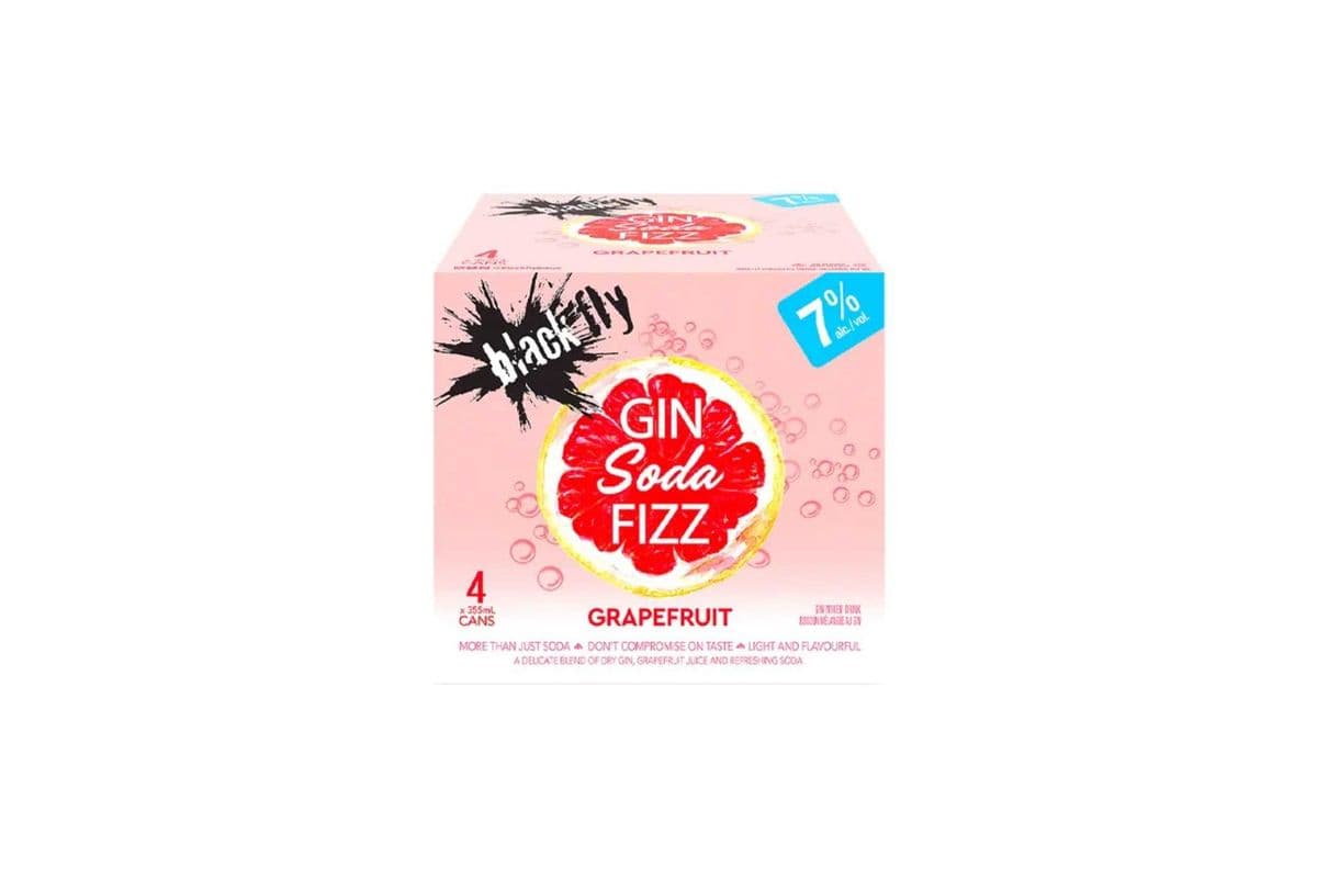 Blackfly Grapefruit Gin Fizz (4 Cans) (4 x 355ml)