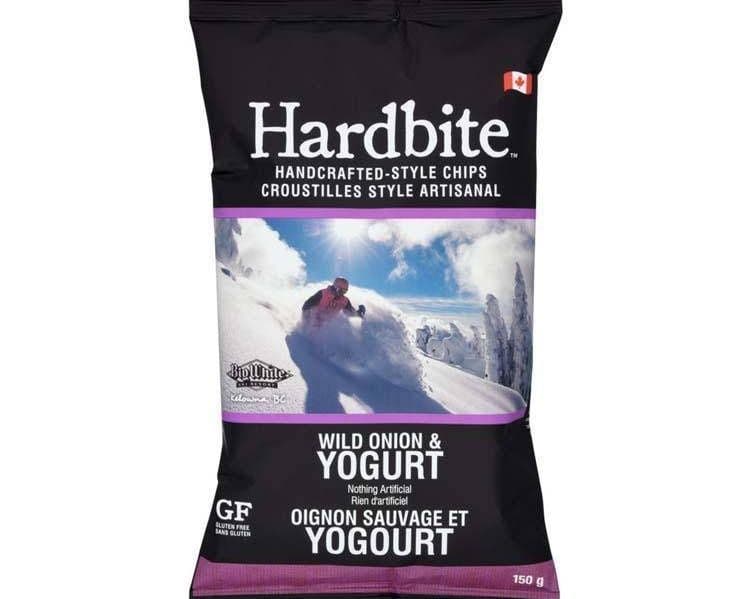 HARDBITE POTATO CHIPS WILD ONION&YOGURT 150G