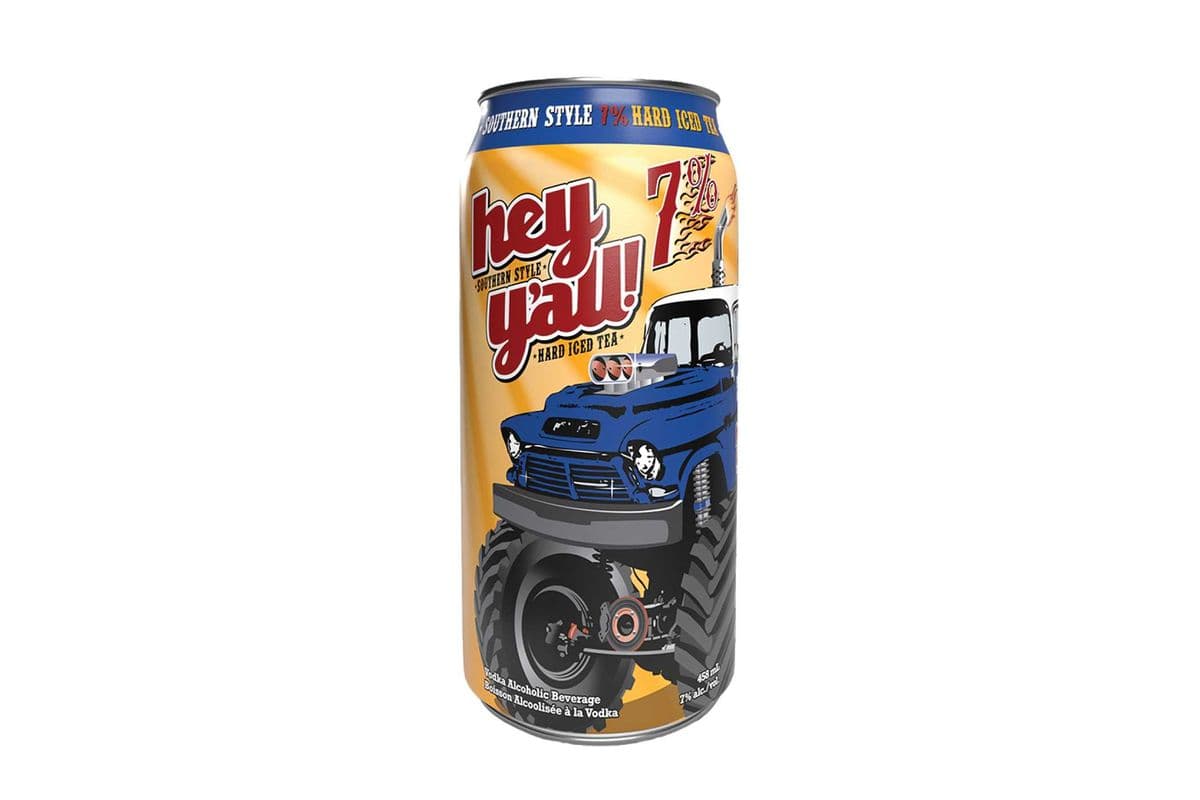 Hey Y'all 7% Iced Tea (1 x 458 ml Can)
