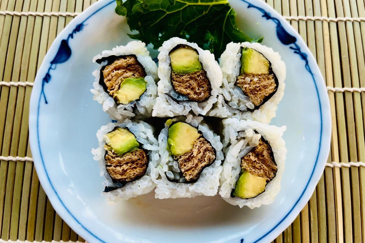 98A. Inari and Avocado Roll (6 pcs)