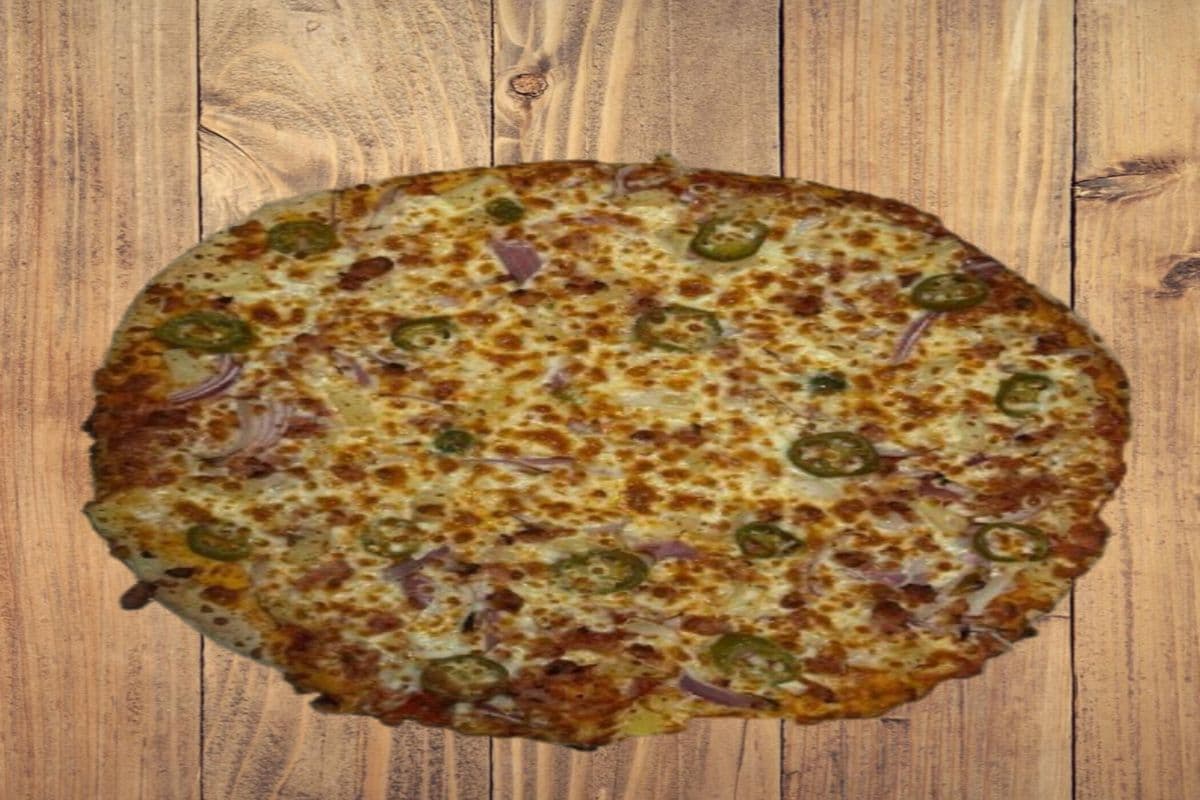 Midnight Madness Special (12am-4am) XL Pizza, 4 Toppings, 2 Dips, 2 Pops)