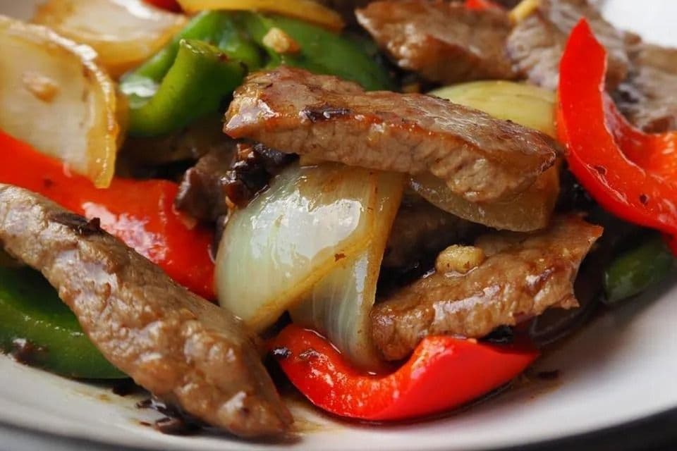 68. Shredded Beef with Black Bean Sauce