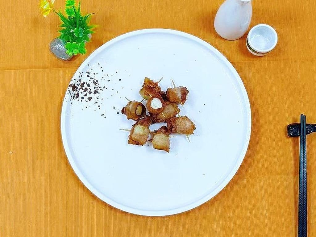 Bacon wrap & Quail Egg(10pcs)