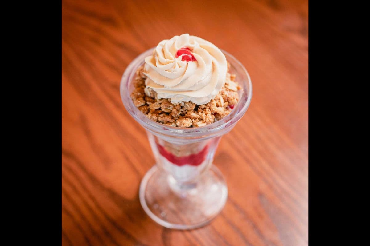 Tofu Raspberry Parfait