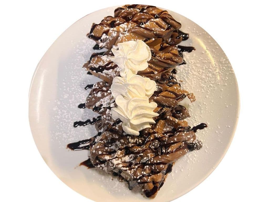 Double chocolate Nutella Waffle
