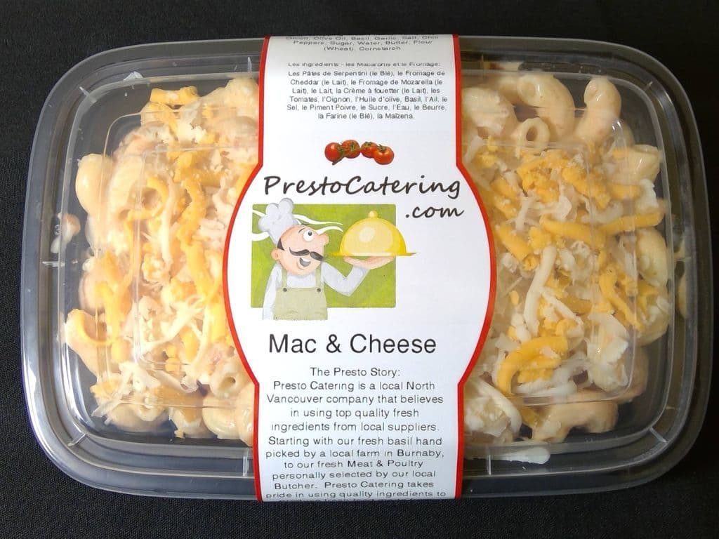 PRESTO CATERING MACARONI CHEESE 450G