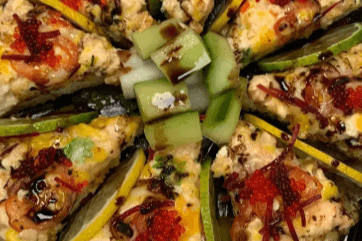 P4. Tuna Sushi Pizza 金槍魚壽司披薩