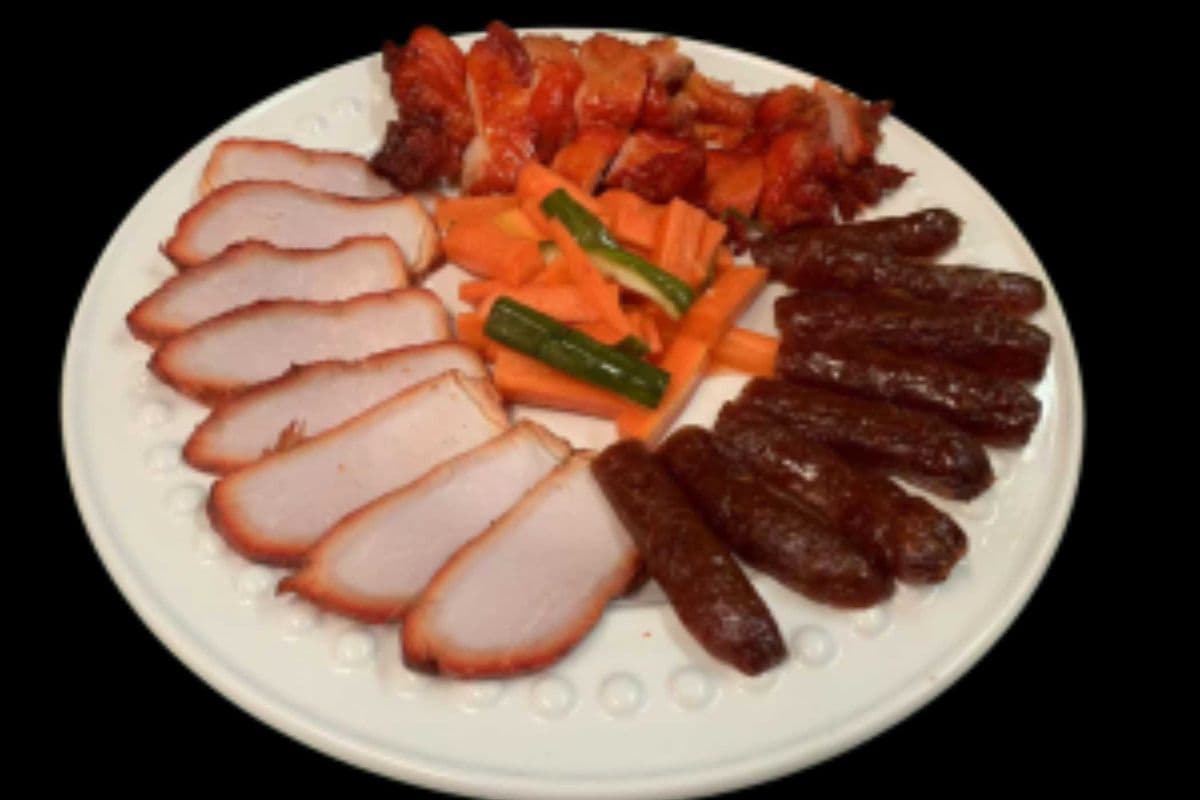 10. Grilled Chicken, BBQ Pork, and Chinese Sausage