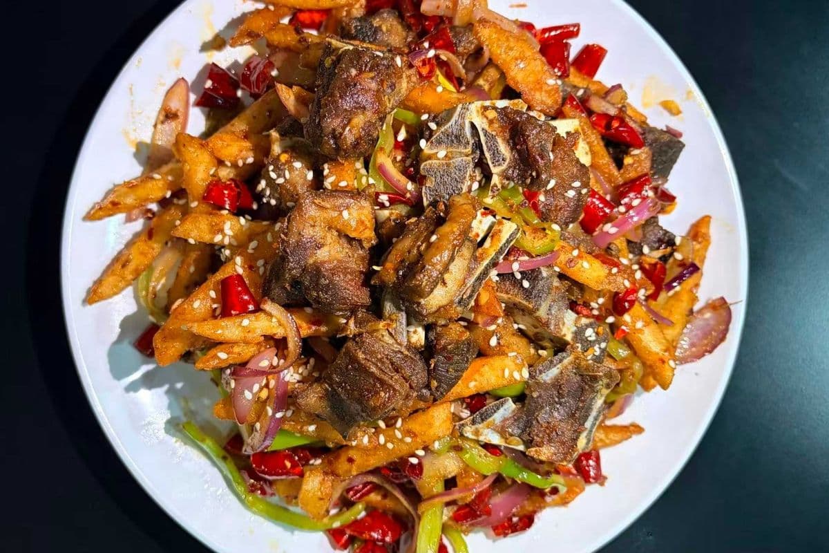 Dry Pot Lamb 干锅羊肉