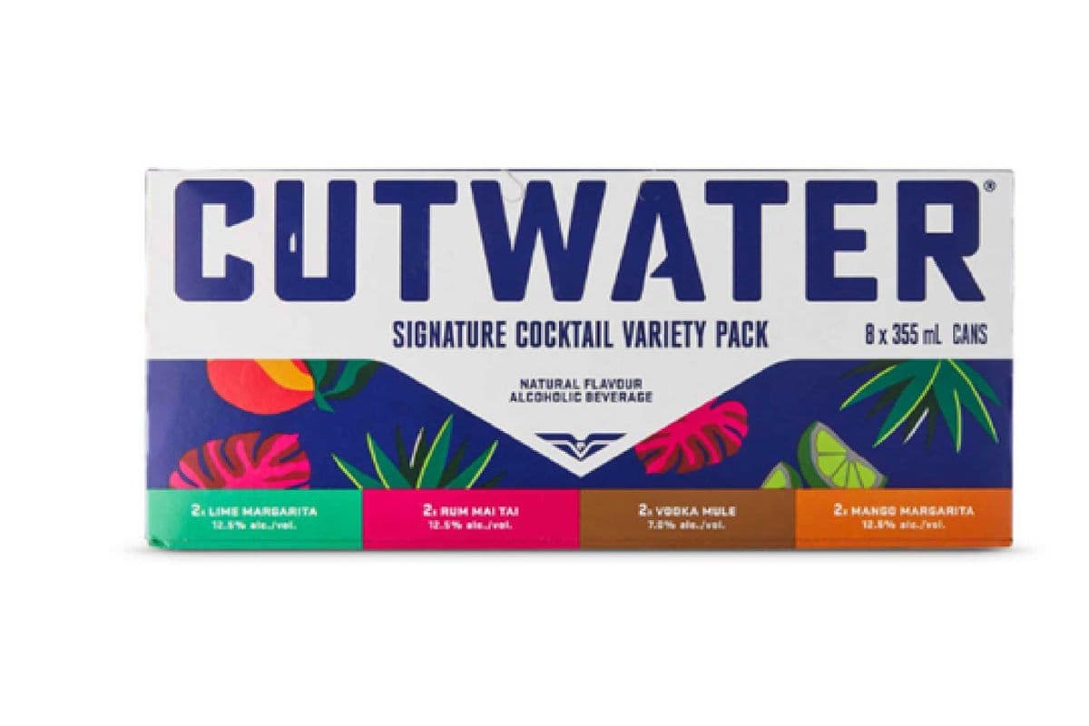 Cutwater Cocktail Variety Pack (8 x 355 ml can)