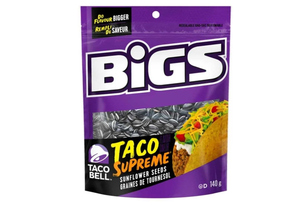 BiGS TACO BELL Taco Supreme Flavour Sunflower Seeds, 140g (140 g)