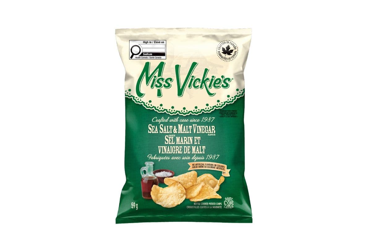 Miss Vickie's sel marin et vinaigre de malt (59g) 77827 / Miss Vickie's Sea Salt & Malt Vinegar (59g) 77827