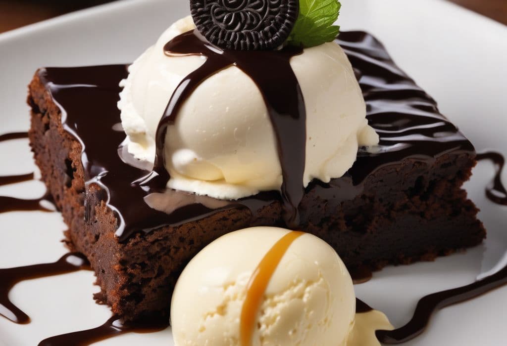 Cookie n Cream Brownie Ala Mode