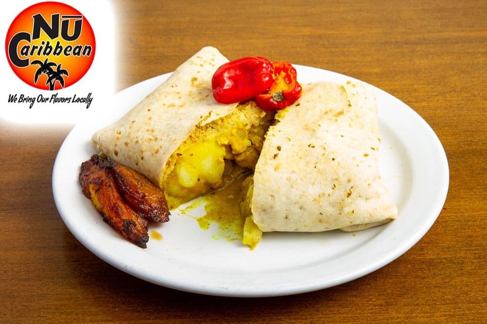 Classic Curry Chicken Roti