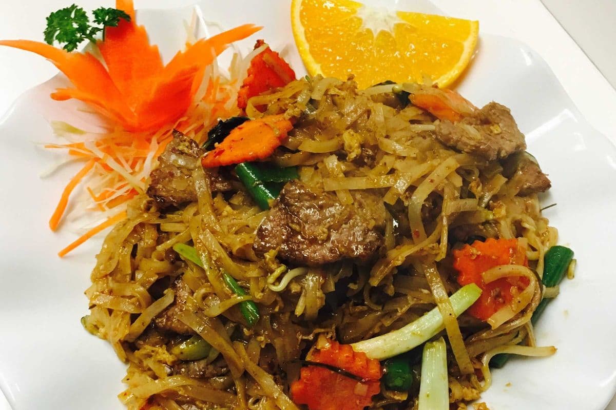 73. Thai Spicy Noodle Stir Fry