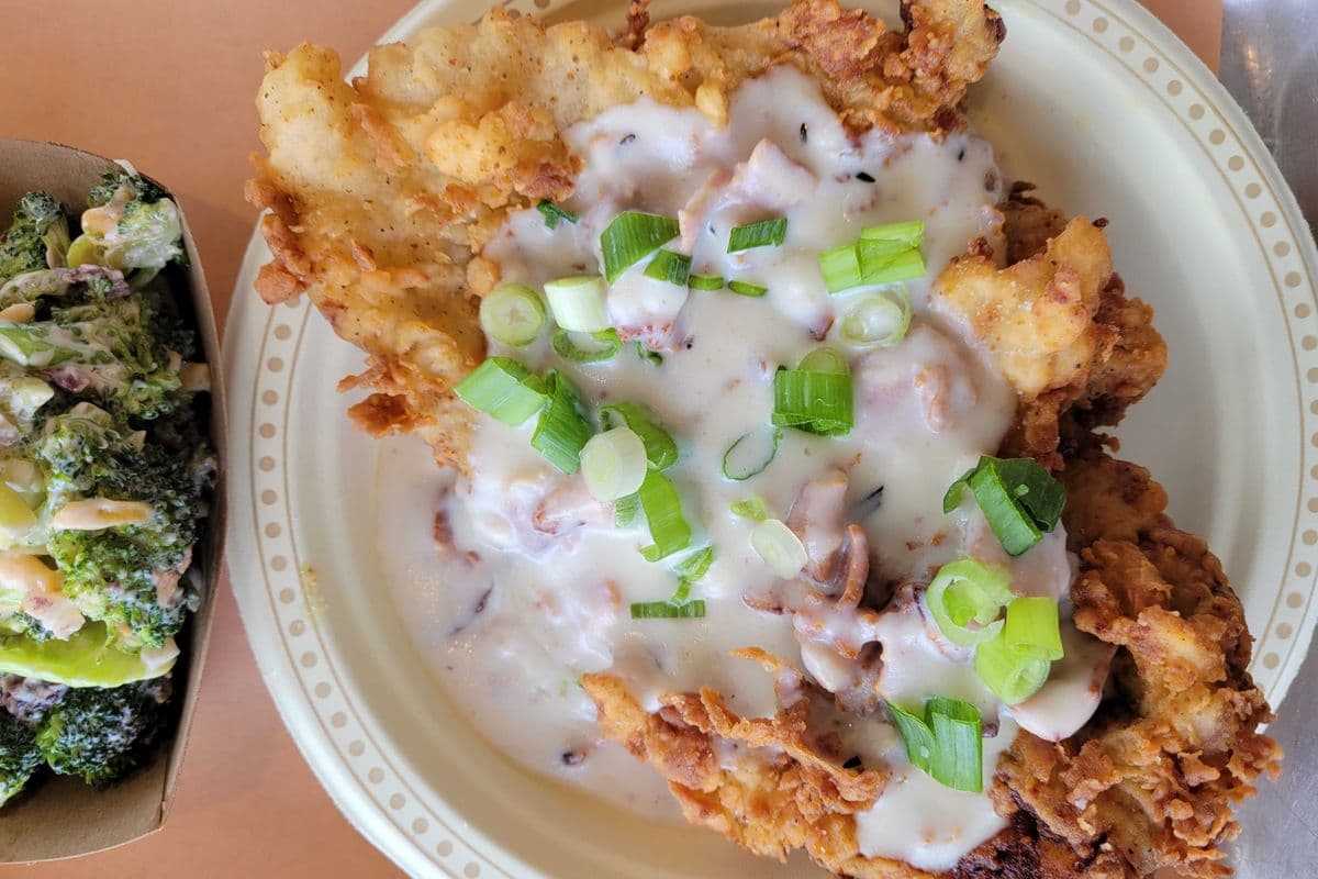 Country Fried Steak with Bacon Gravy