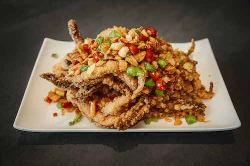 Deep Fried Spicy Salty Squid Tentacles / 椒鹽魷魚鬚