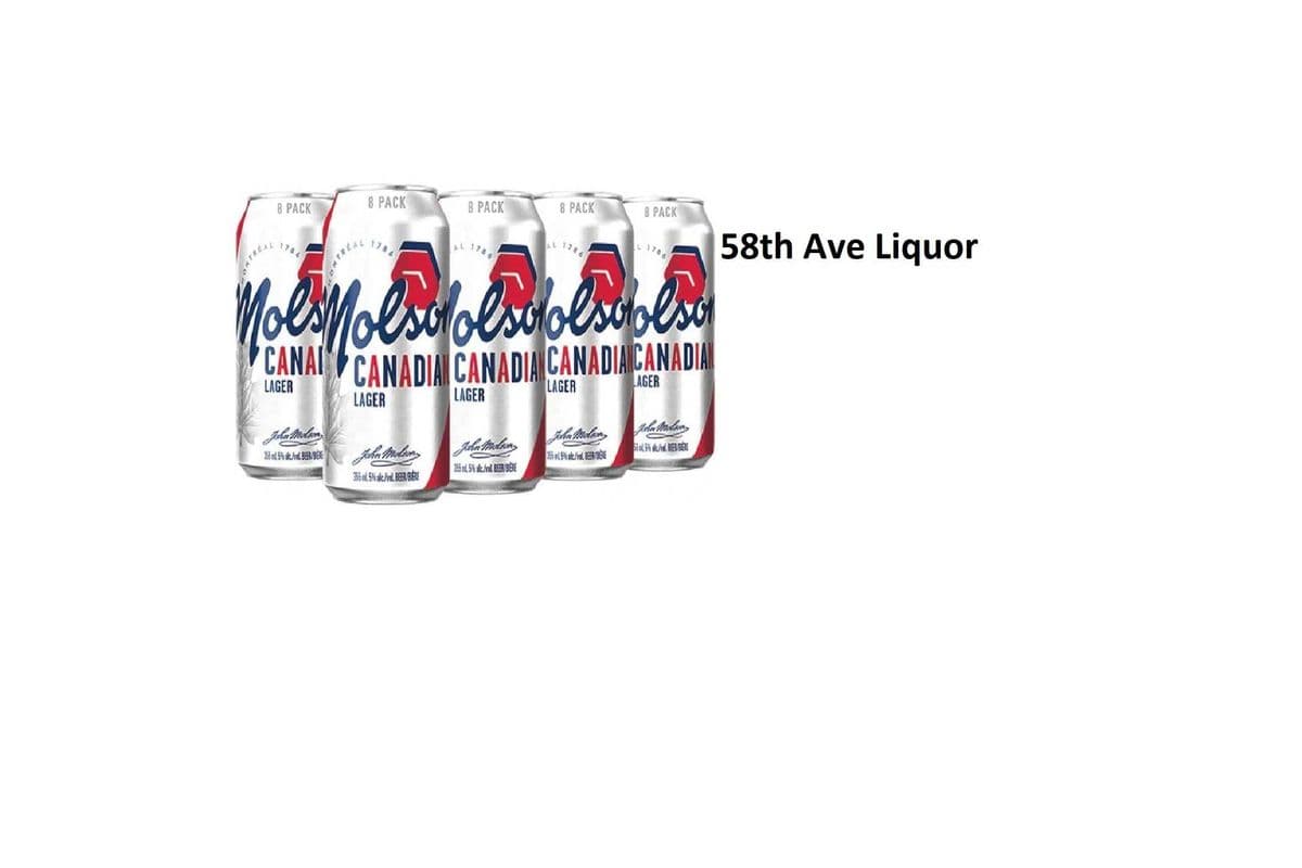 MOLSON CANADIAN 8 CANS (1 x 8x355ML)