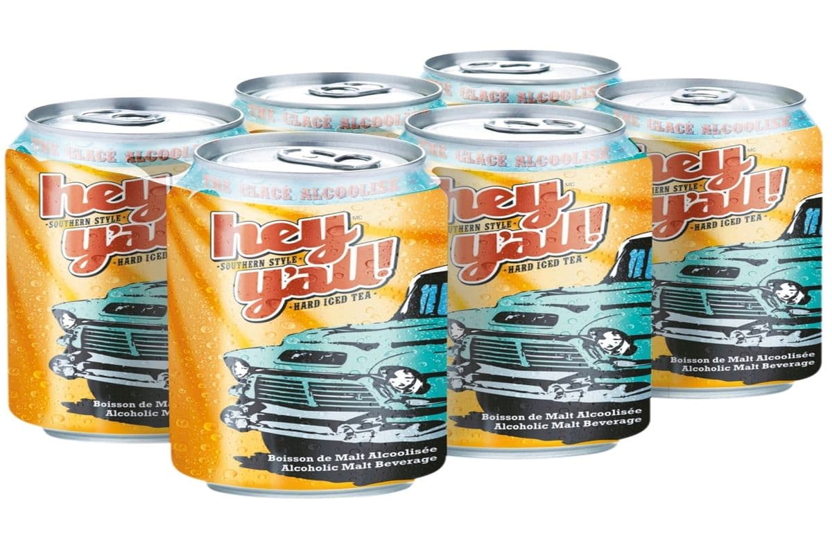 Hey Y'all Hard Iced Tea - Original *$1.50 OFF!* (6 x 355 ml)