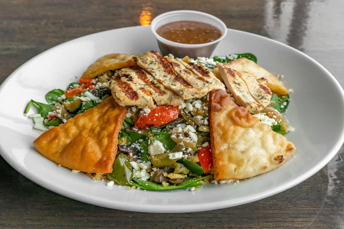 Mediterranean Chicken Quinoa Bowl