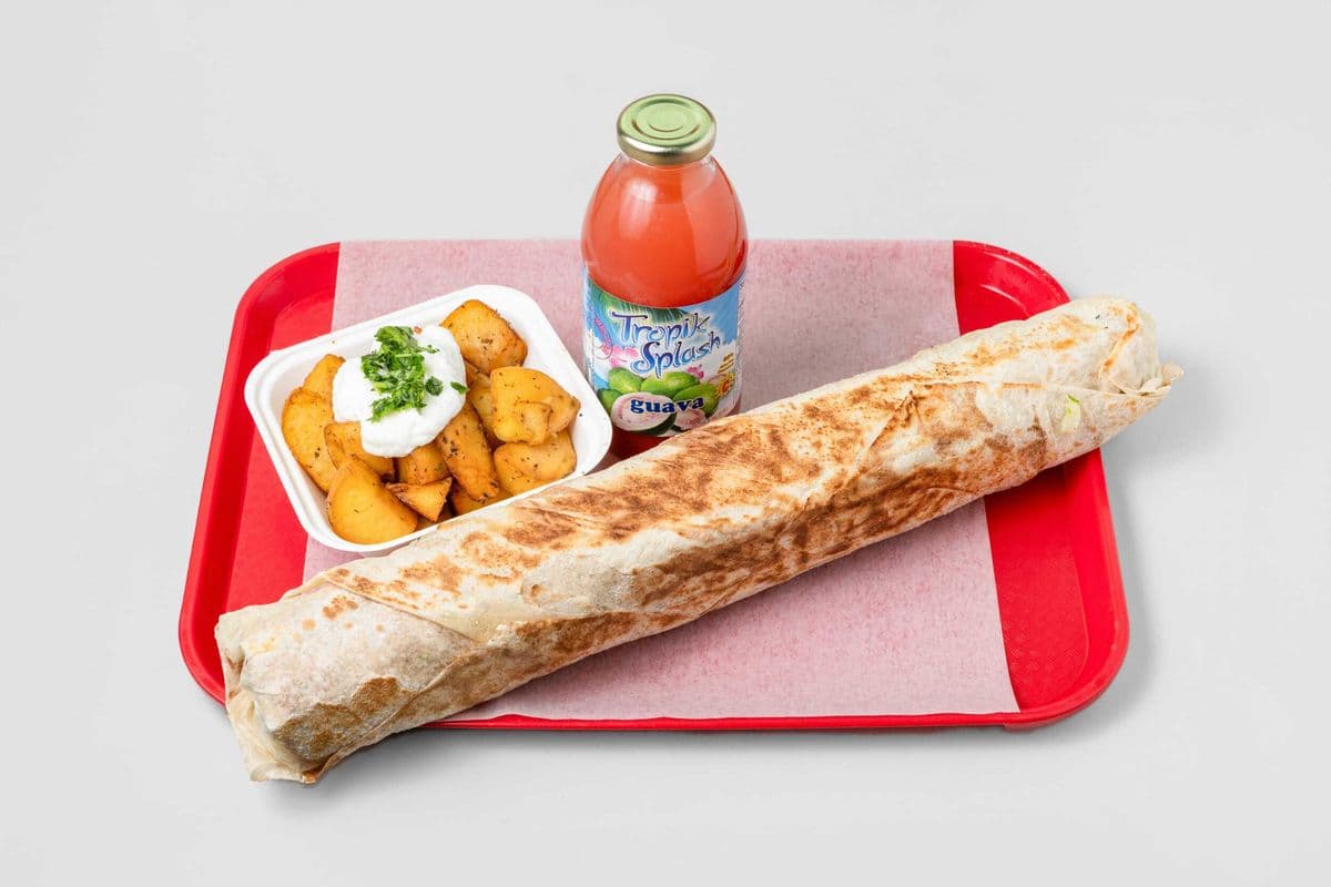 Jumbo Mix Chicken and Beef (Wrap Combo)