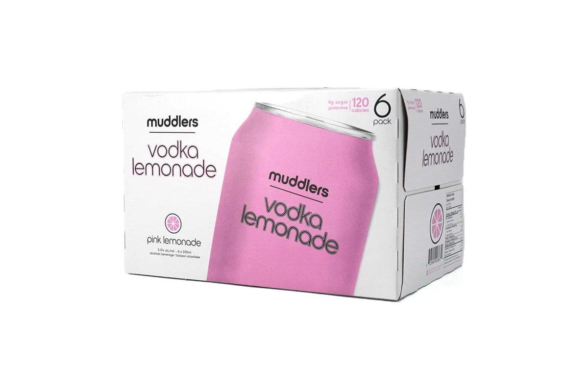 Muddlers Pink Lemonade (6 Cans)
