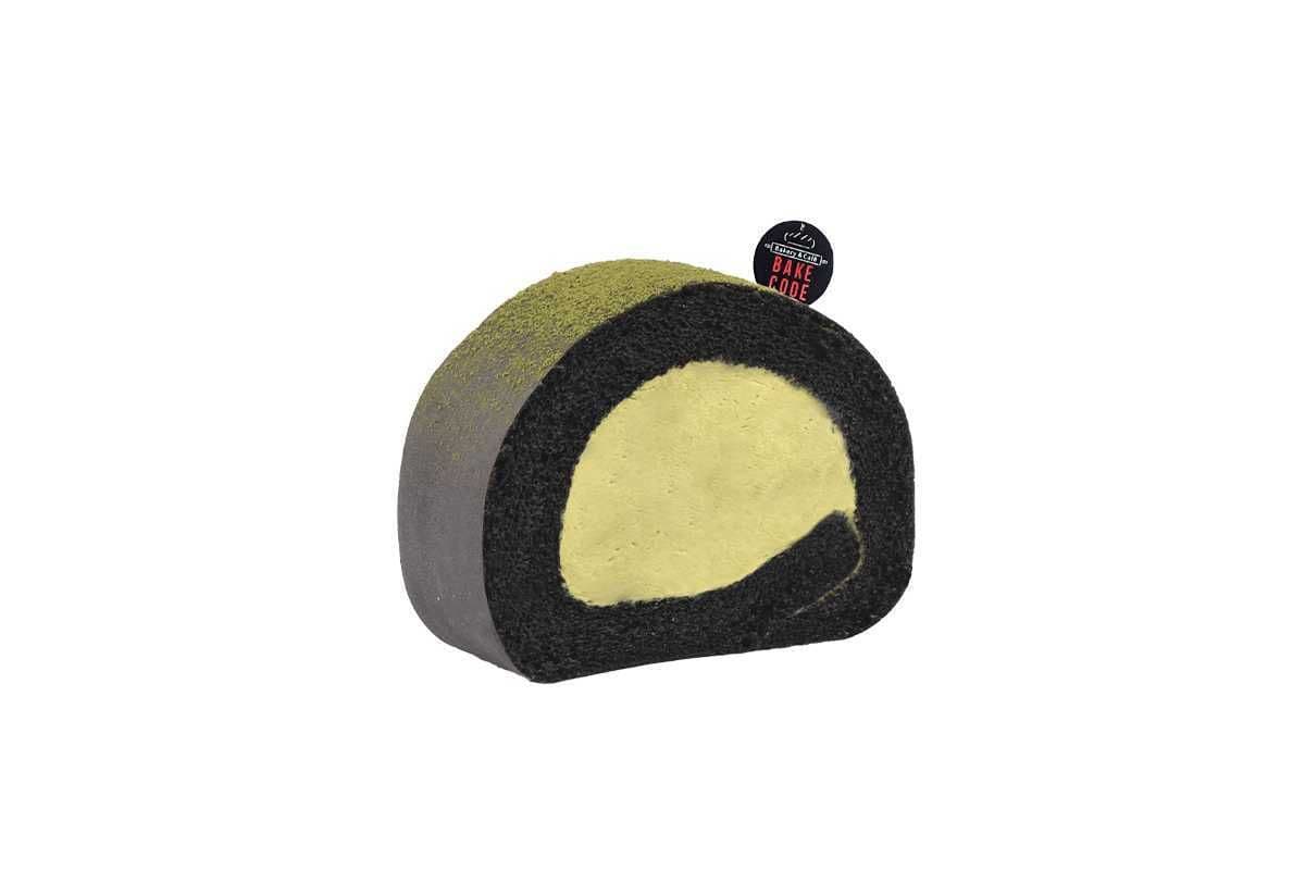 Charcoal Matcha Swiss Roll